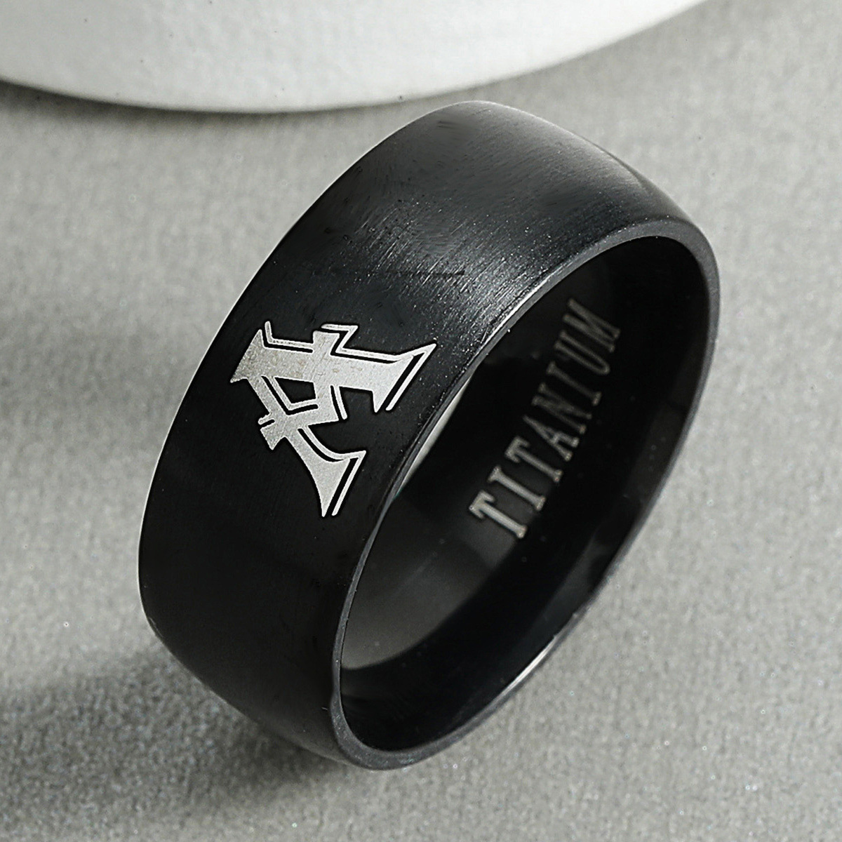Wedding Z - Personalisierter Initialen-Ring für Damen und Herren,