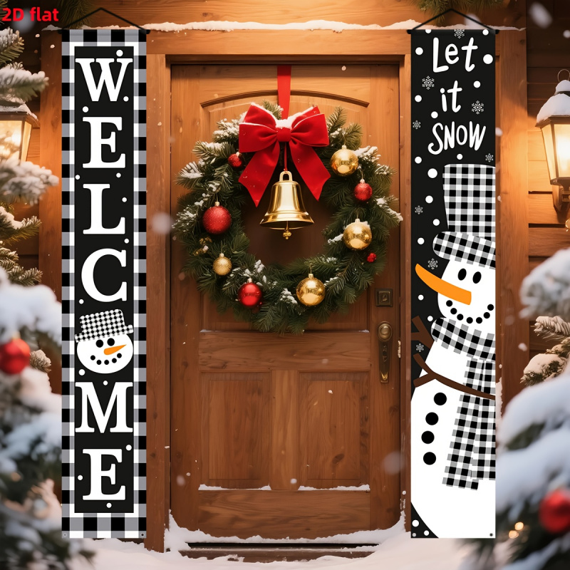 Wedding Power Supply - 1pc2D flach, Weihnachtsdekorationsbanner für den Außen-