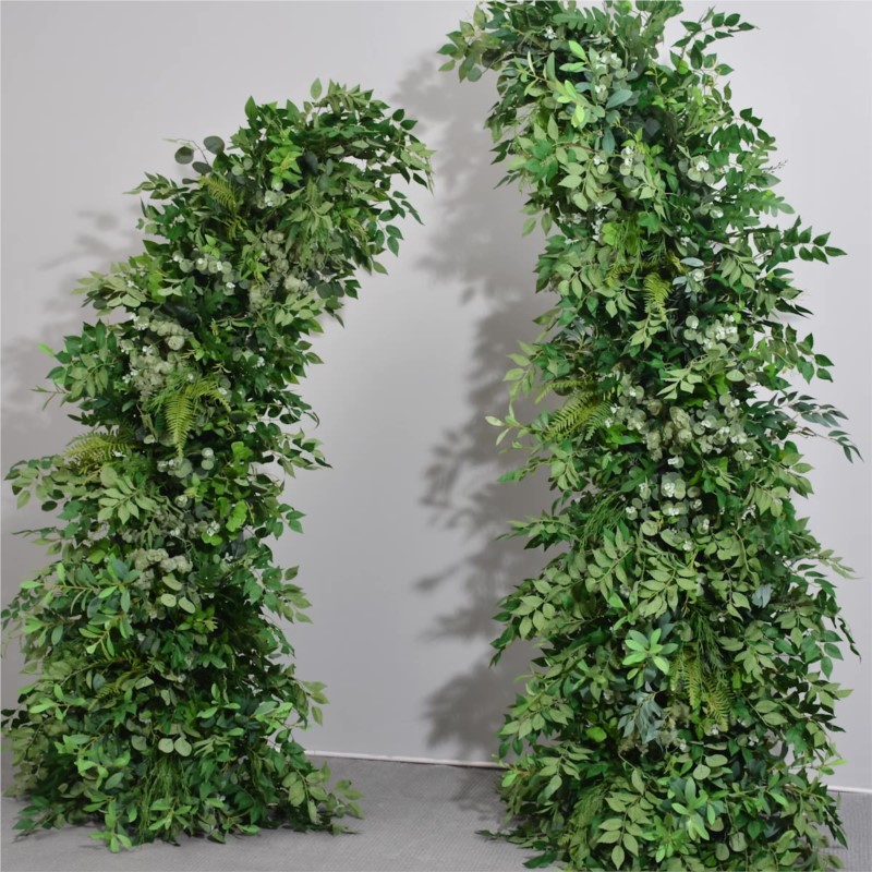 Uflower Grüne Blätter Kletterp – Wedding Arch Flower Bewertung und Preis