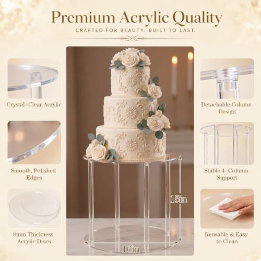 16 Zoll Acryl-Springbrunnen-To – Wedding Fountain Bewertung und Preis