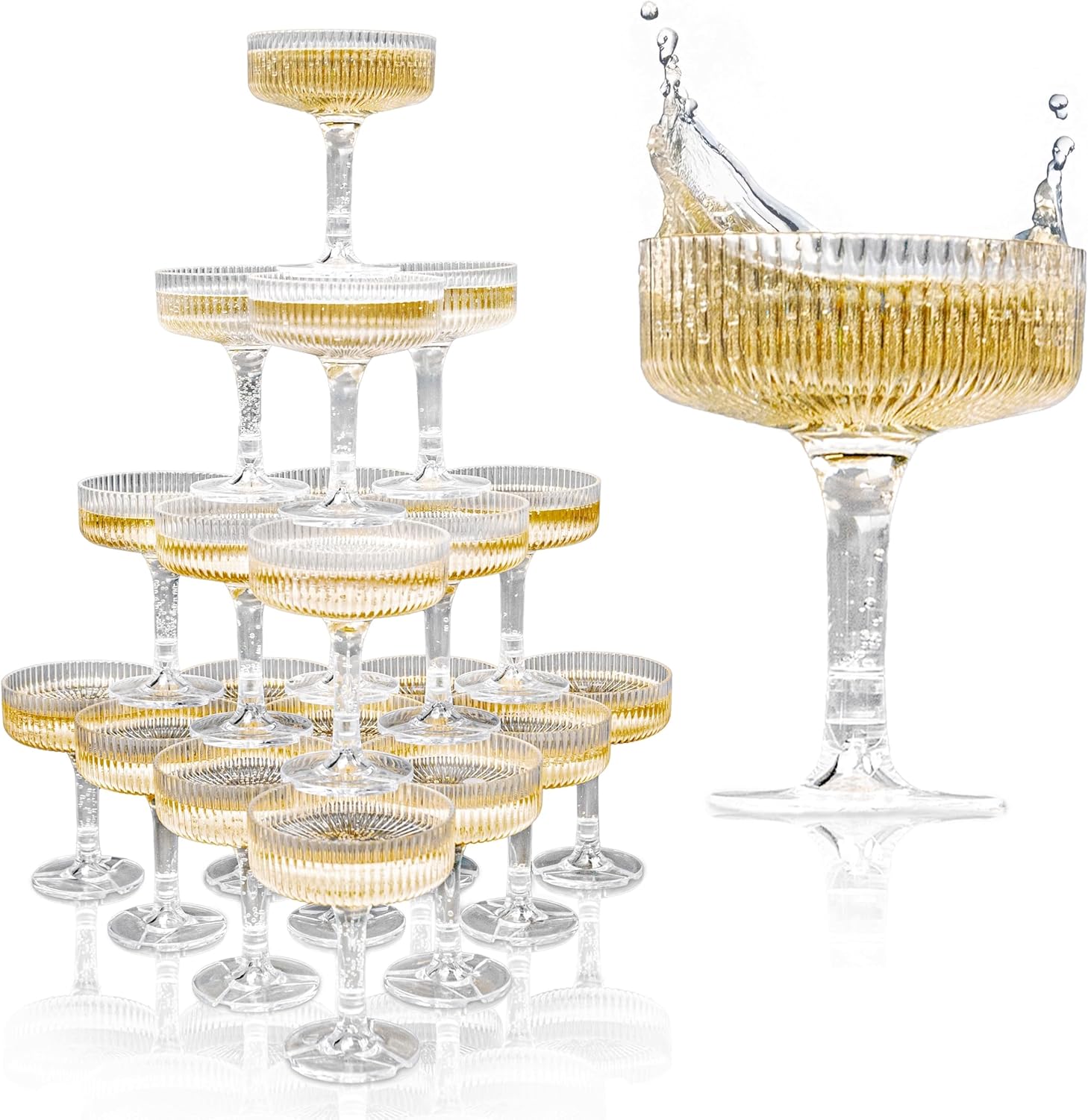 20–60 Stück ACRYL Champagnertu – Champagne Tower Set Bewertung und Preis