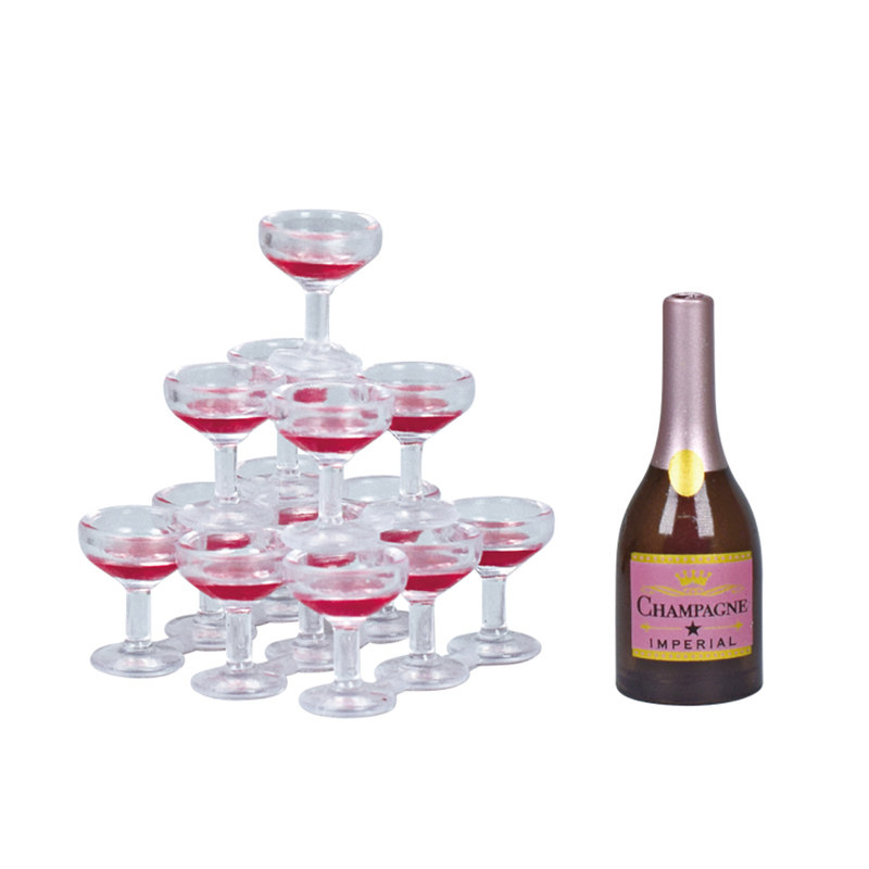 Gashapon Mini-Weinglas Champag – Champagne Tower Set Bewertung und Preis