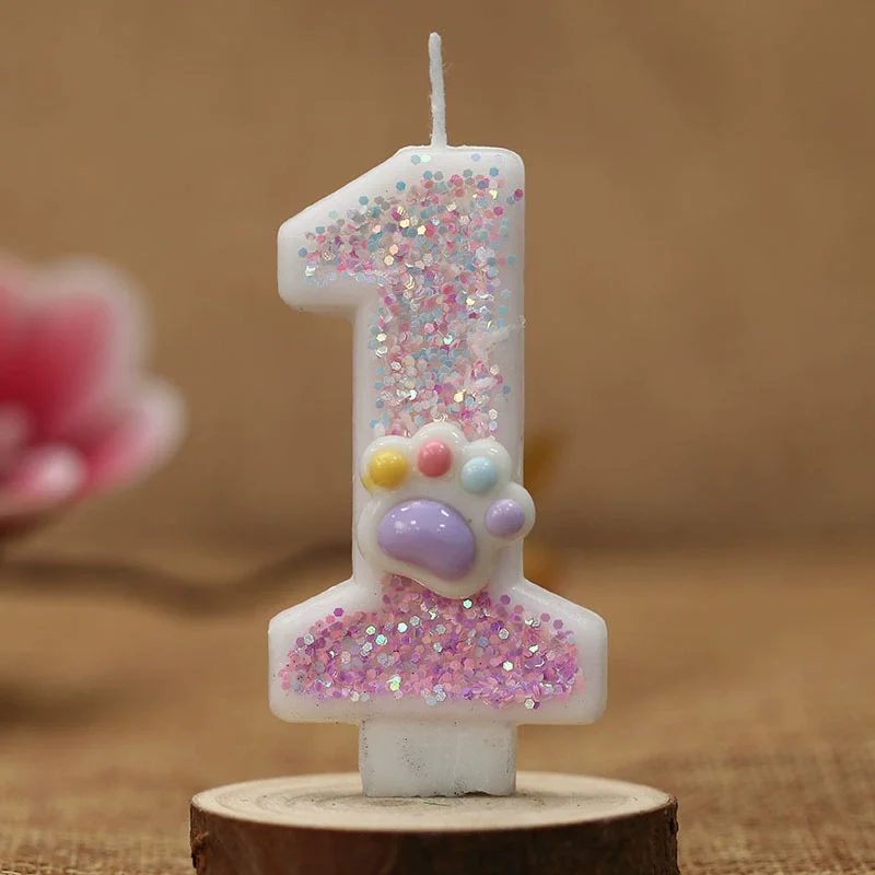 Kreative süße Katzenpfote Kuch – Unity Candle Set Bewertung und Preis
