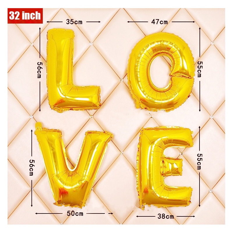 16 32 40 Zoll Folienbuchstaben – Wedding Z Bewertung und Preis