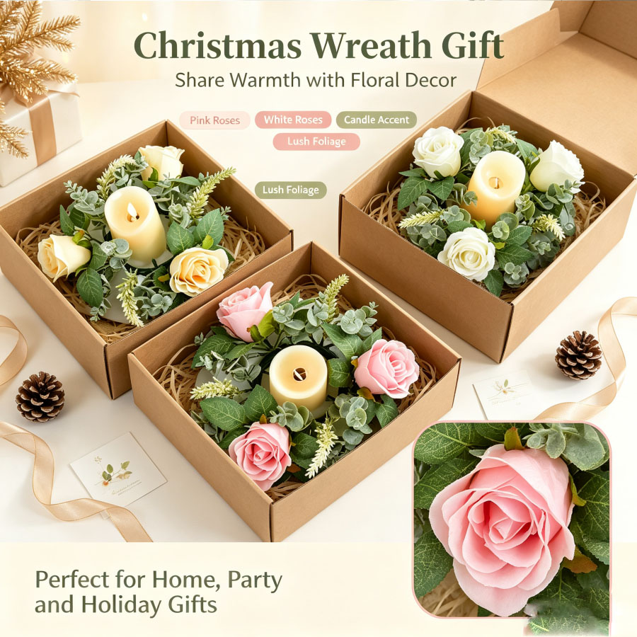Künstlicher Rosenkranz in Form – Unity Candle Set Bewertung und Preis