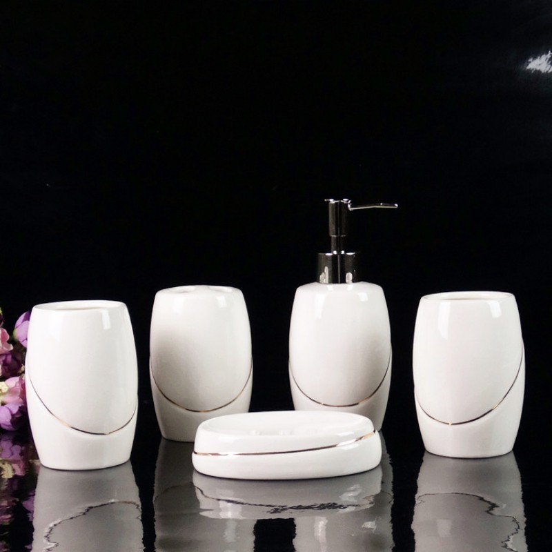 Badezimmerzubehör-Set aus weiß – Wedding Bathroom Supply Kit Bewertung und Preis